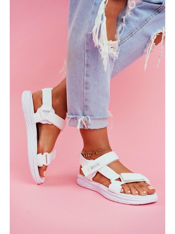 BIG STAR SHOES Дамски сандали Big Star White