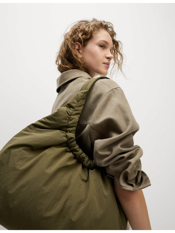 Marks & Spencer Велурено свободно яке Harrington Marks & Spencer кафяво