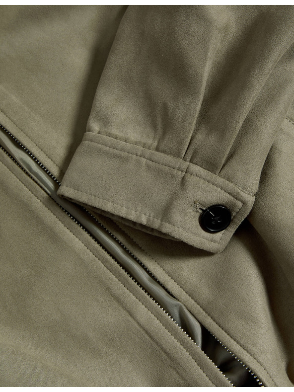 Marks & Spencer Велурено свободно яке Harrington Marks & Spencer кафяво