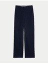 Marks & Spencer Прави chino панталони с висок процент памук Marks & Spencer тъмносини