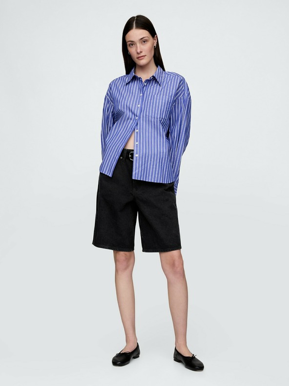 GAP Дънкови шорти Mid Rise Longline GAP