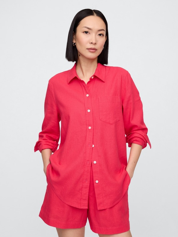 GAP Ленена риза Easy Shirt GAP
