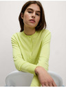 Marks & Spencer Жилетка с кръгло деколте и копчета отпред Marks & Spencer зелена