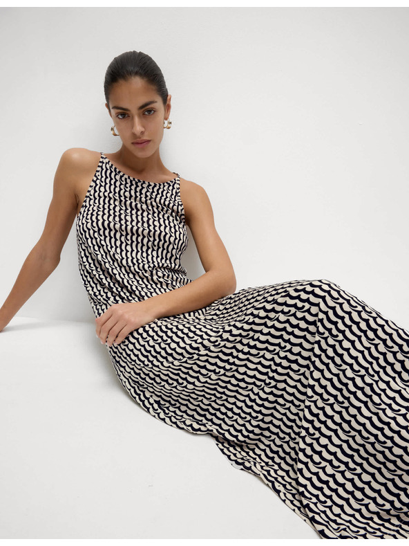 Marks & Spencer Трикотажни плажни миди рокли с принт Marks & Spencer