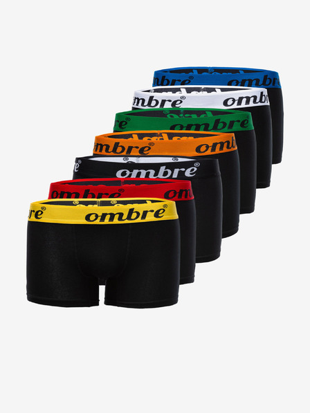 Ombre Clothing Черни мъжки боксерки - 7 пакета Ombre Clothing U157