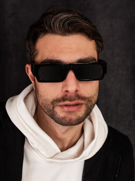 VEYREY Слънчеви очила VeyRey Квадратна жилетка черна