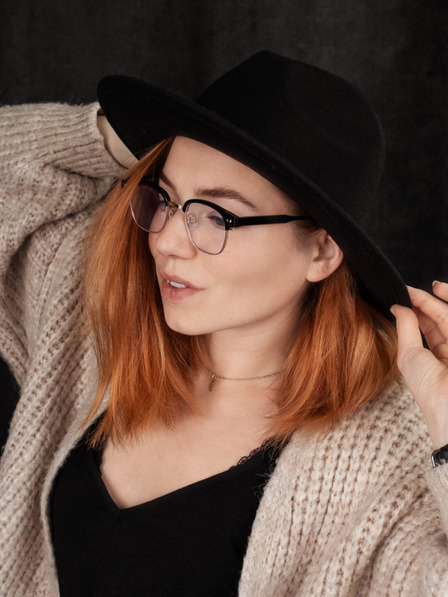 VEYREY VeyRey Слънчеви очила със синя светлина и полурамки