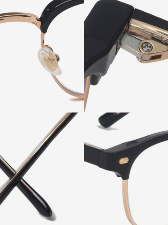 VEYREY VeyRey Слънчеви очила със синя светлина и полурамки