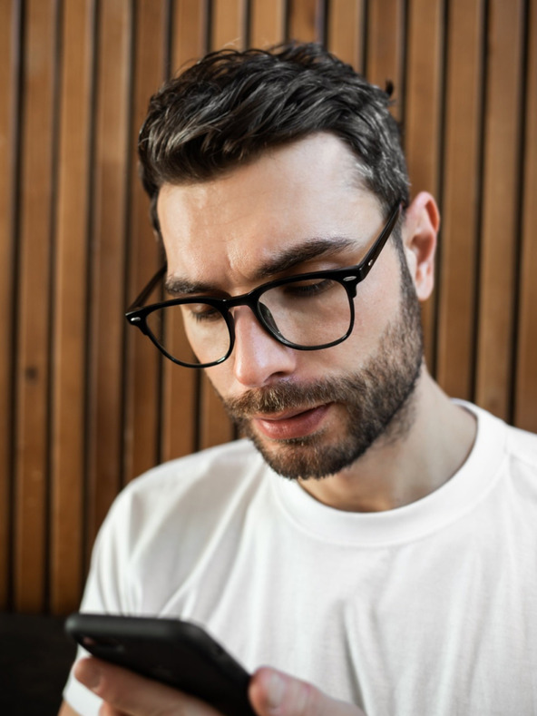 VEYREY VeyRey Очила за блокиране на синята светлина Квадратни Yngve Black