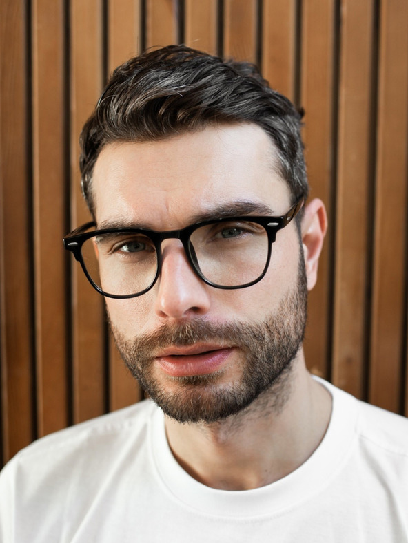 VEYREY VeyRey Очила за блокиране на синята светлина Квадратни Yngve Black