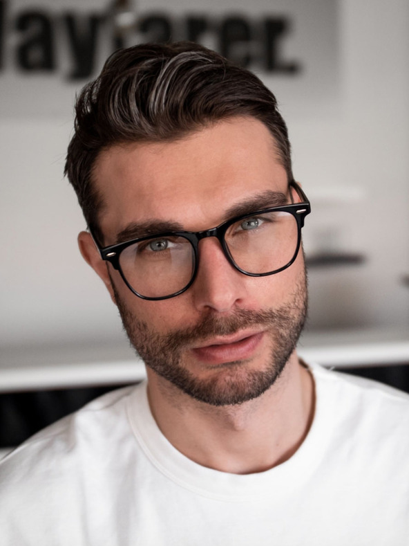 VEYREY VeyRey Очила за блокиране на синята светлина Квадратни Yngve Black