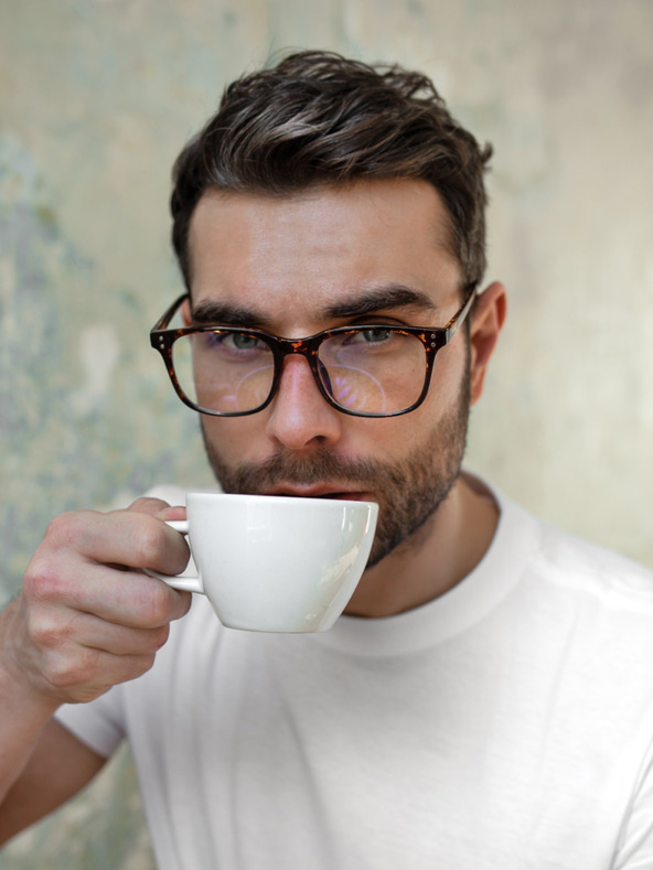 VEYREY VeyRey Очила за блокиране на синята светлина квадратни Evelin Brown