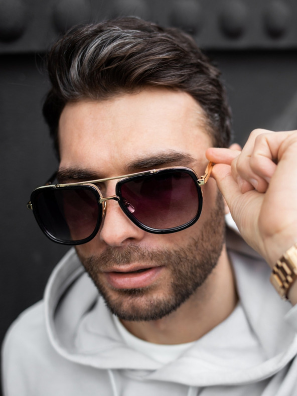 VEYREY VeyRey Квадратни слънчеви очила Holger Black