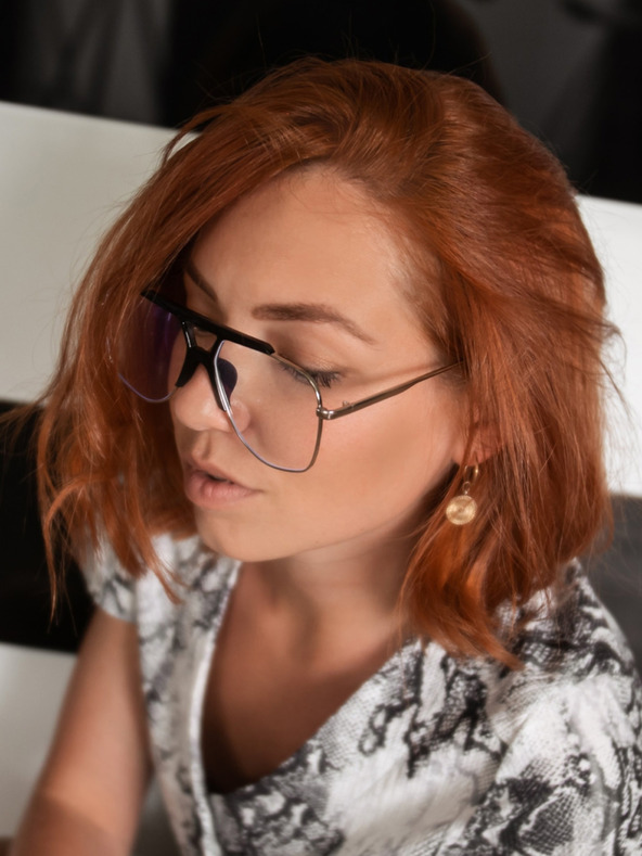 VEYREY Слънчеви очила VeyRey Asa Silver Blue Light Blocking