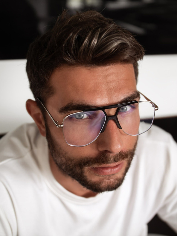 VEYREY Слънчеви очила VeyRey Asa Silver Blue Light Blocking