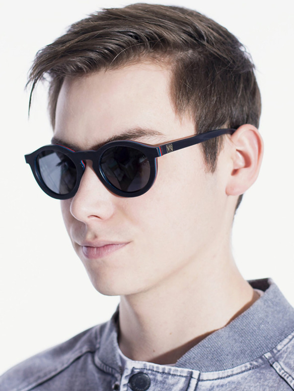 VEYREY VeyRey Слънчеви очила Дървени поляризирани овални очила Hornbeam Черни очила