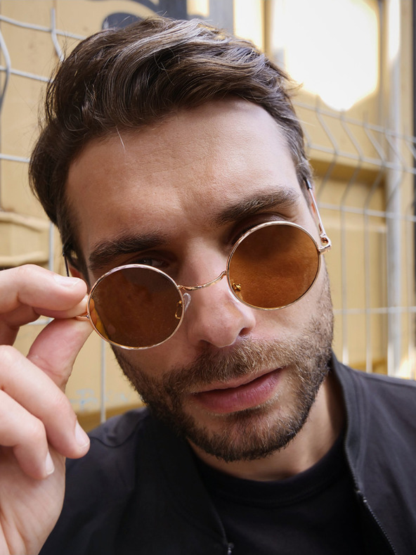 VEYREY Кафяви слънчеви очила VeyRey Braam