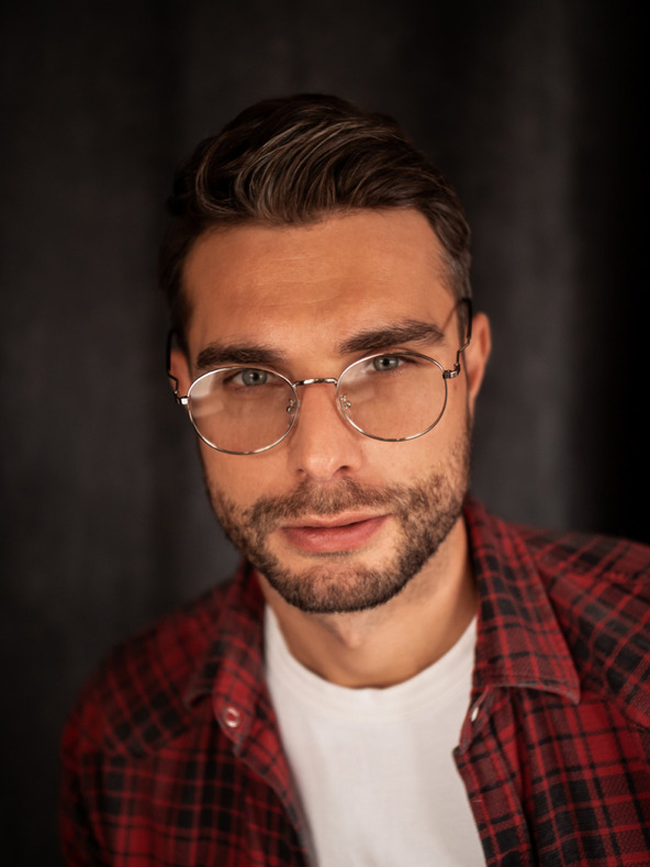 VEYREY Сини очила за блокиране на светлината в сребристо VeyRey Deug