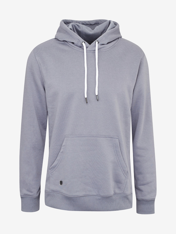 Ombre Clothing Сив мъжки основен суитчър с качулка Ombre Clothing