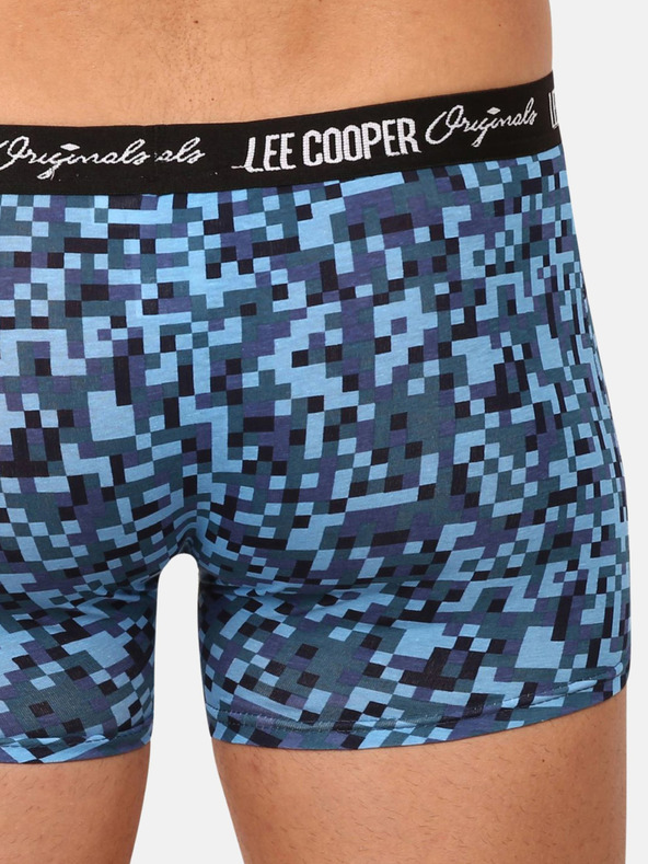 Lee Cooper Комплект от три мъжки боксерки в синьо, лилаво и червено на Lee Cooper