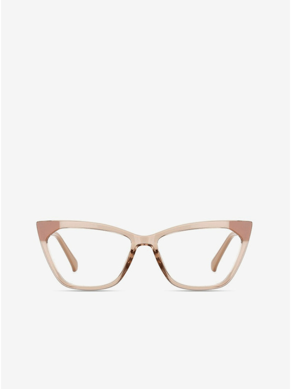 VEYREY Бежови дамски слънчеви очила за блокиране на синята светлина VeyRey Sarande