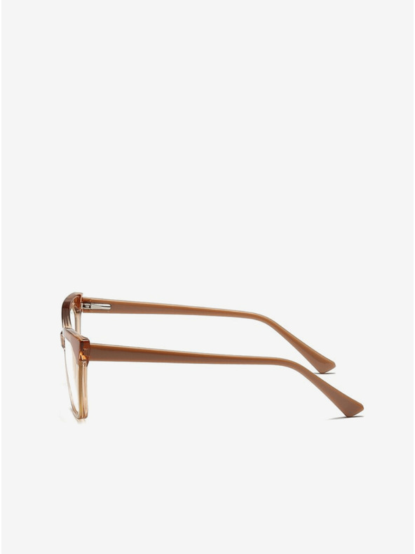 VEYREY Бежови дамски слънчеви очила за блокиране на синята светлина VeyRey Sarande