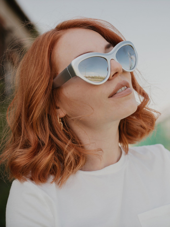 VEYREY Сребристи спортни слънчеви очила за унисекс VeyRey Gimphrailius