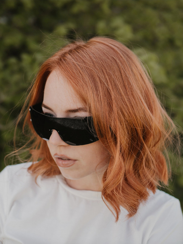 VEYREY Черни унисекс слънчеви очила VeyRey Binneon