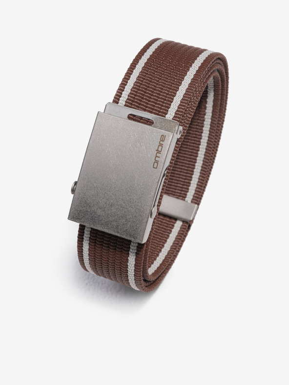 Ombre Clothing Кафяв мъжки колан Ombre Clothing