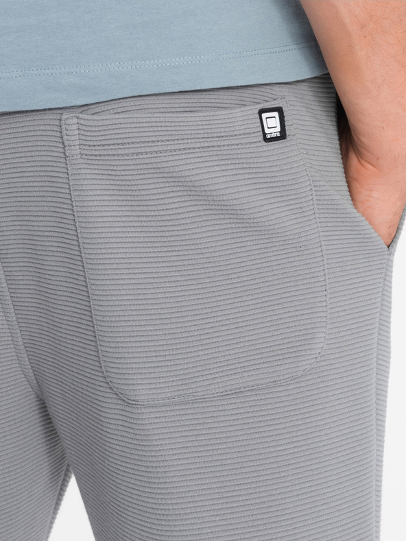 Ombre Clothing Сив мъжки основен суитчър Омбре облекло Ottoman