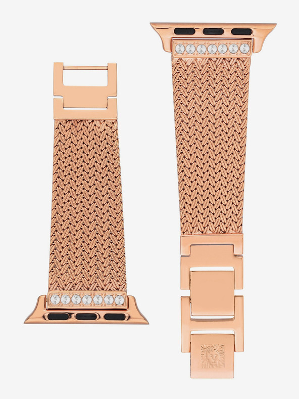 Anne Klein Каишка за Apple Watch в златно Anne Klein