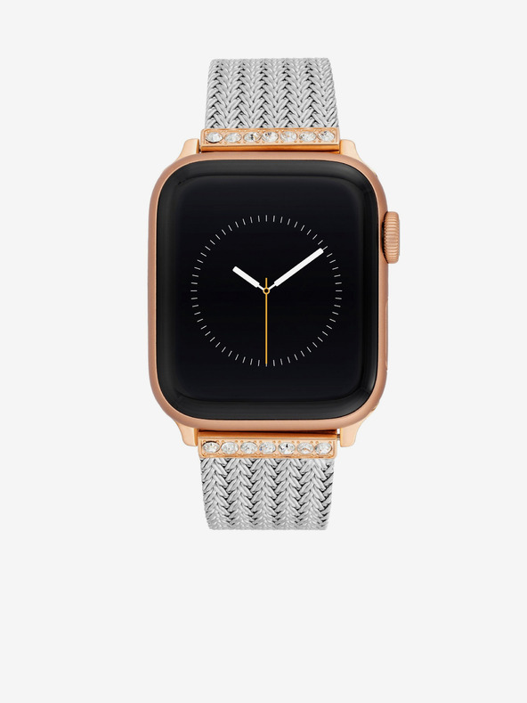 Anne Klein Каишка за Apple Watch с кристали в сребристо Anne Klein