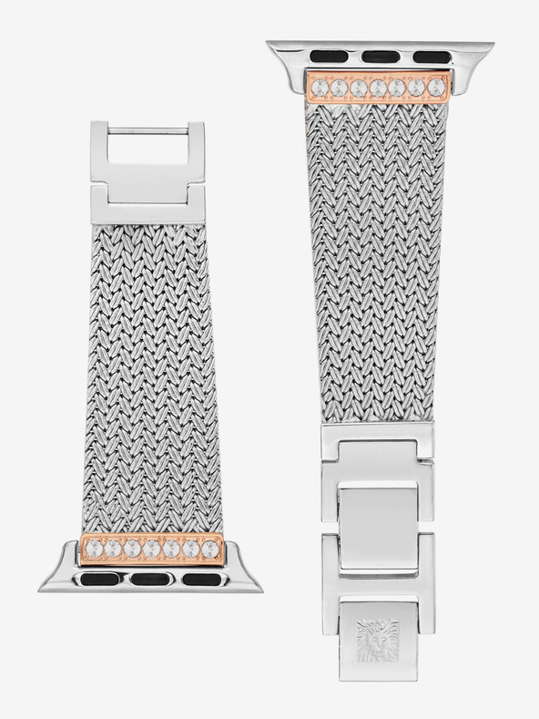 Anne Klein Каишка за Apple Watch с кристали в сребристо Anne Klein
