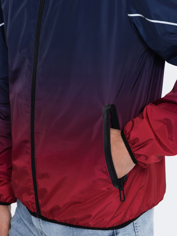 Ombre Clothing Червено-синьо мъжко спортно яке от Ombre Clothing