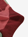 ALPINE PRO Розово-червени унисекс чорапи от мериносова вълна ALPINE PRO RODE