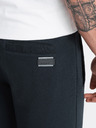 Ombre Clothing Черни мъжки основни спортни панталони Ombre Clothing