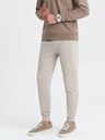 Ombre Clothing Бежово мъжко долнище  jogger Ombre Clothing
