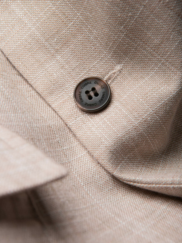 Ombre Clothing Бежов мъжки блейзър Ombre Clothing