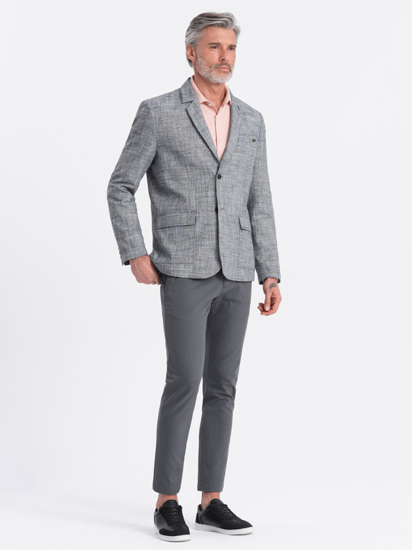 Ombre Clothing Сиво мъжко сако Ombre Clothing