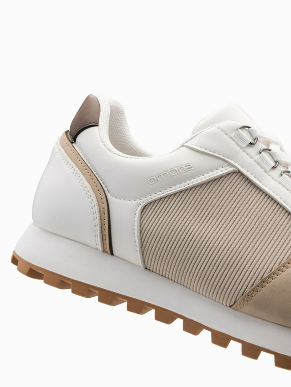 Ombre Clothing Бежово-бели мъжки маратонки Ombre Clothing