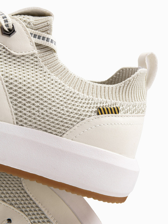 Ombre Clothing Бежови мъжки маратонки с прилепнали крачоли Ombre Clothing