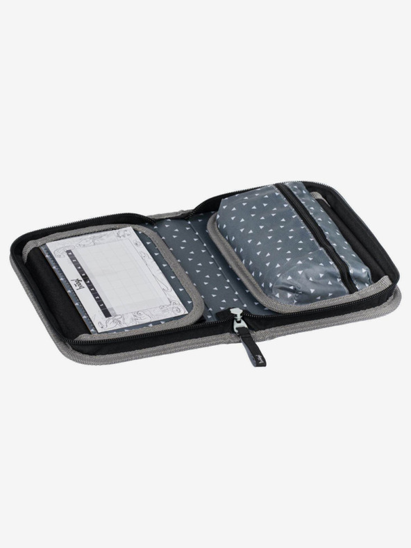 BAAGL  Зелен ученически моливник едноетажен Baagl Football