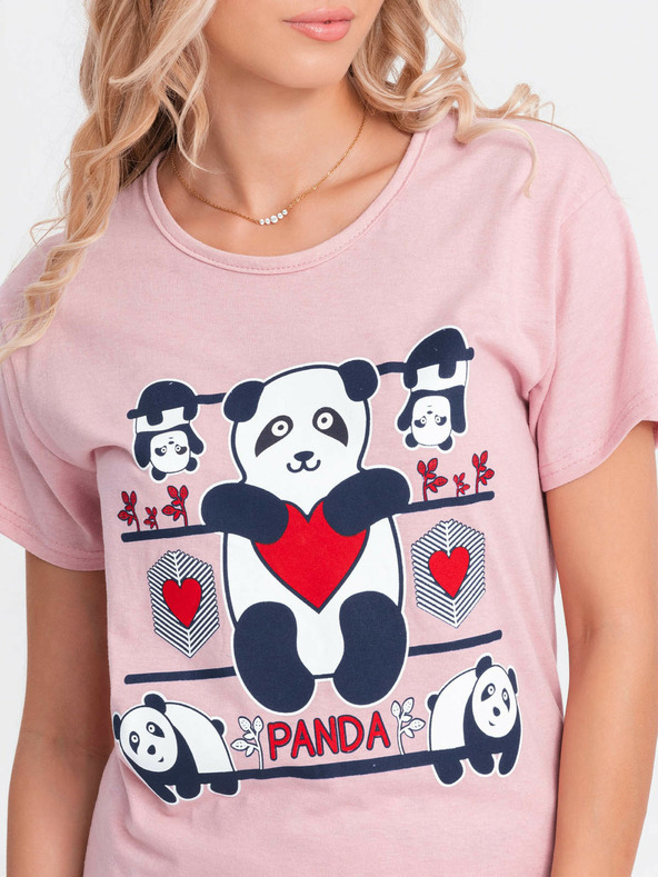 Edoti Дамска пижама - праскова EDOTI