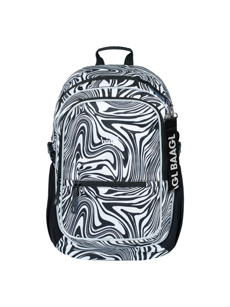 BAAGL  Черна училищна раница Baagl Core Mixture