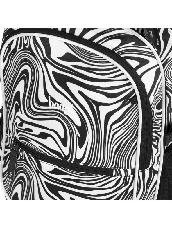 BAAGL  Черна училищна раница Baagl Core Mixture