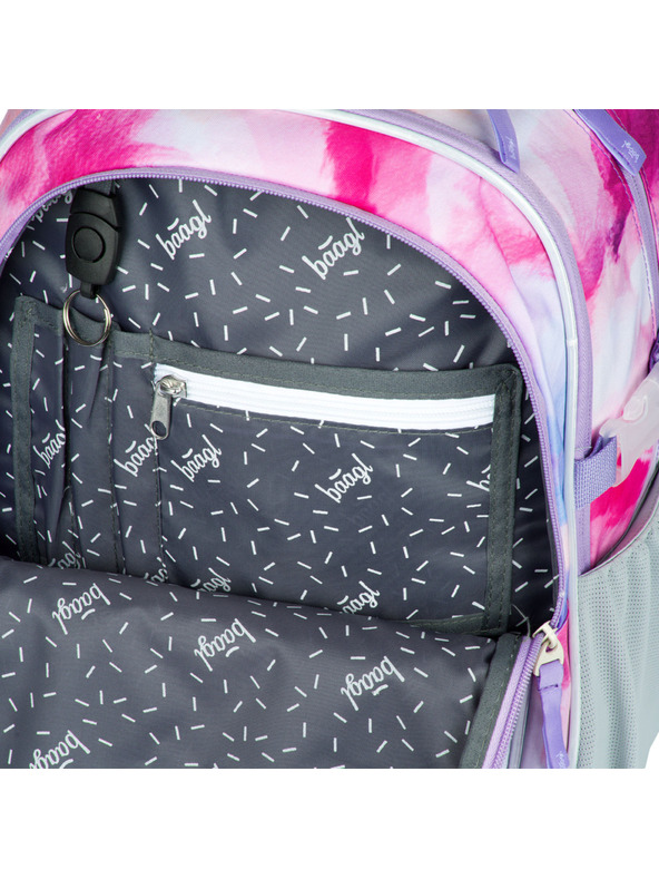 BAAGL  Розова училищна раница Baagl Core Painting