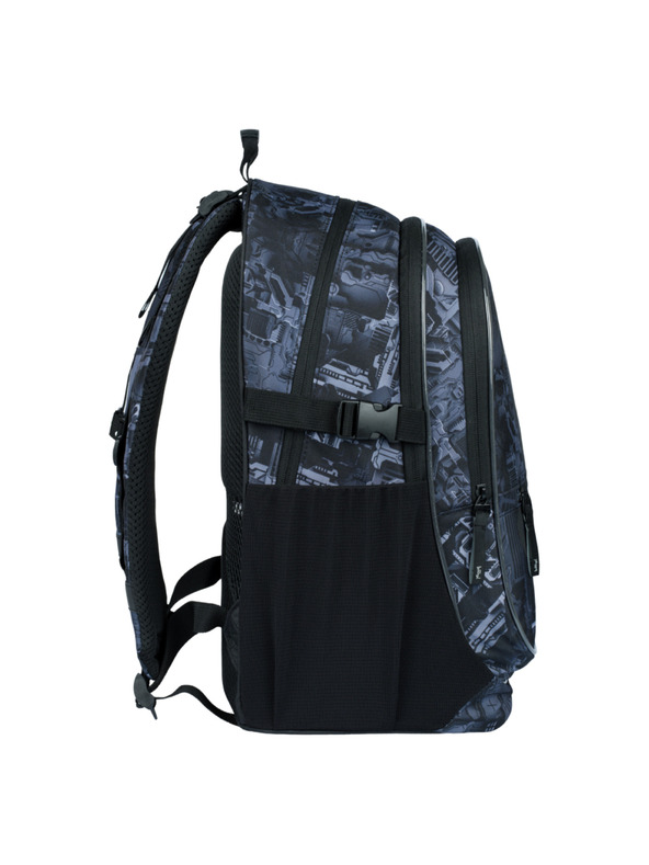 BAAGL  Сива ученическа раница Baagl Core Technic