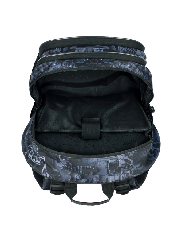 BAAGL  Сива ученическа раница Baagl Core Technic