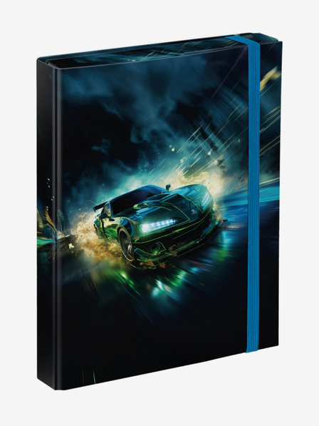 BAAGL  Черни папки за ученически тетрадки A5 Baagl Състезателна кола