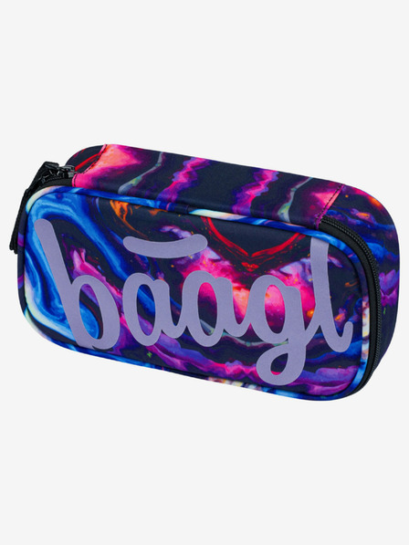 BAAGL  Лилав ученически моливник Baagl Marble